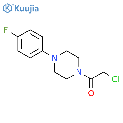 1-(Chloroacetyl)-4-(4-fluorophenyl)piperazine structure