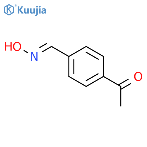 Benzaldehyde, 4-acetyl-, 1-oxime (9CI) structure