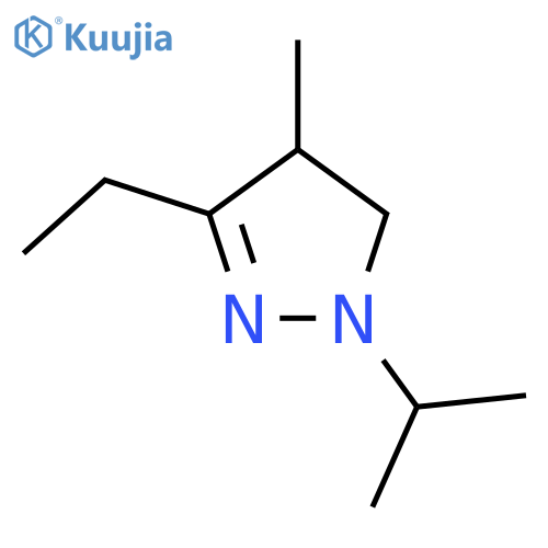 1H-Pyrazole,3-ethyl-4,5-dihydro-4-methyl-1-(1-methylethyl)- structure