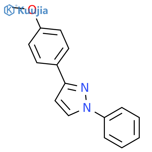 1H-Pyrazole,3-(4-methoxyphenyl)-1-phenyl- structure