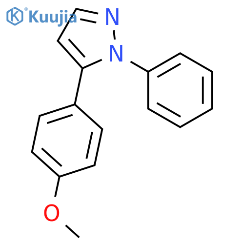 1H-Pyrazole,5-(4-methoxyphenyl)-1-phenyl- structure