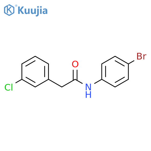 Benzeneacetamide, N-(4-bromophenyl)-3-chloro- structure
