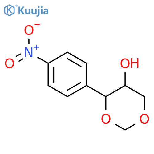 4-(4-Nitrophenyl)-1,3-dioxan-5-ol structure