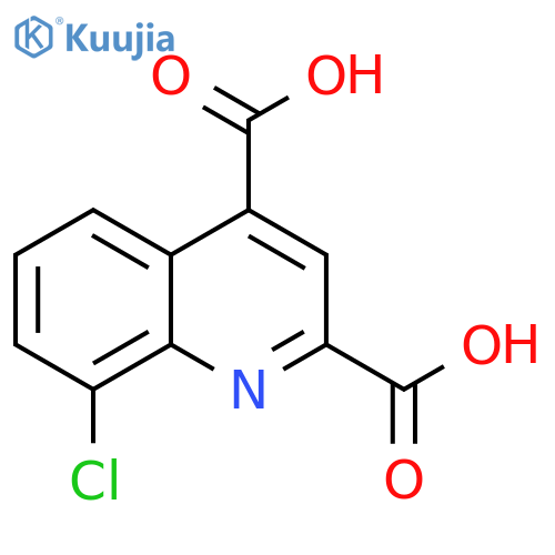 8-chloroquinoline-2,4-dicarboxylic acid structure