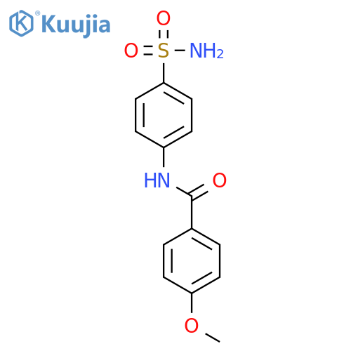 4-methoxy-N-(4-sulfamoylphenyl)benzamide structure