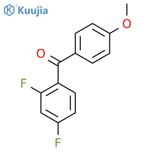 (2,4-Difluorophenyl)(4-methoxyphenyl)methanone structure