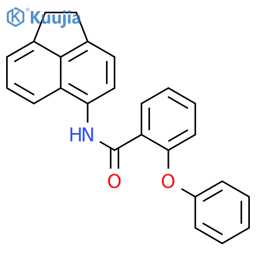 N-(1,2-dihydroacenaphthylen-5-yl)-2-phenoxybenzamide structure