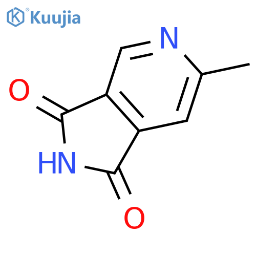 1H-Pyrrolo[3,4-c]pyridine-1,3(2H)-dione, 6-methyl- structure