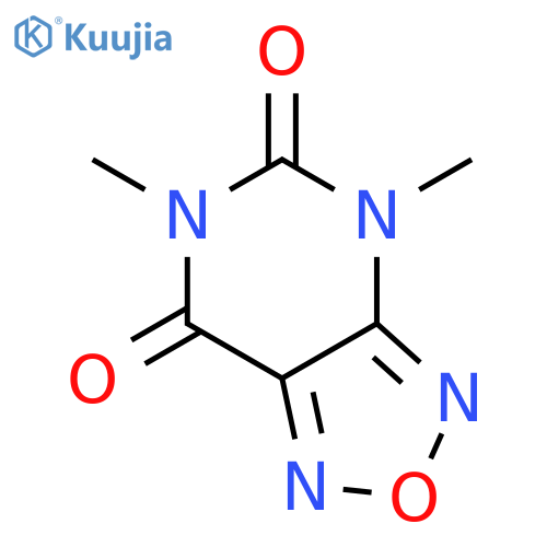 [1,2,5]Oxadiazolo[3,4-d]pyrimidine-5,7(4H,6H)-dione,4,6-dimethyl- structure