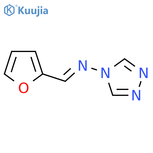 N-(E)-furan-2-ylmethylidene-4H-1,2,4-triazol-4-amine structure
