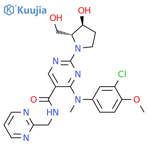 3-(S)-Hydroxypyrrolidinylavanafil structure