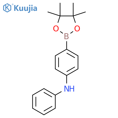 N-Phenyl-4-(4,4,5,5-tetramethyl-1,3,2-dioxaborolan-2-YL)aniline structure