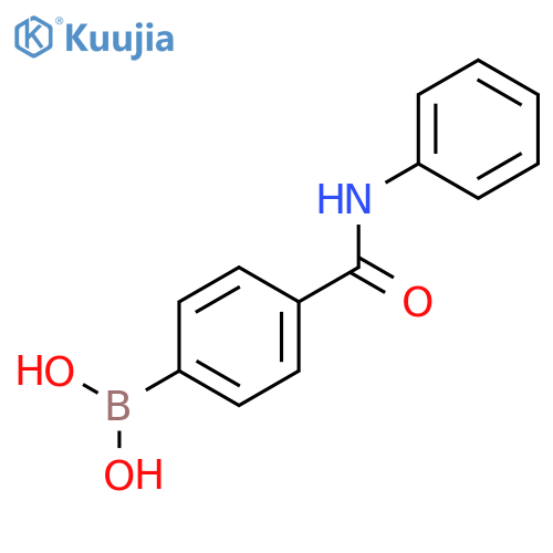 (4-(Phenylcarbamoyl)phenyl)boronic acid structure