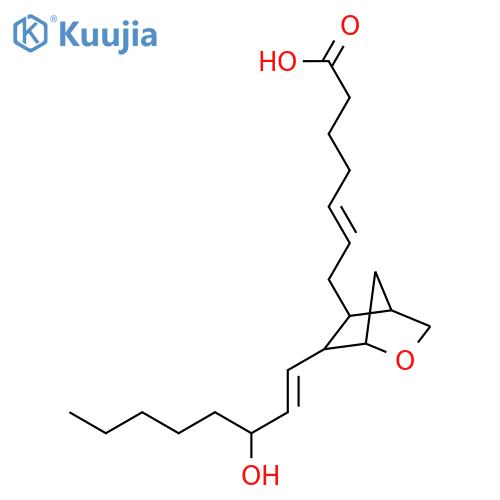 (e)-7-[(2s,3r)-3-[(e,3s)-3-hydroxyoct-1-enyl]-5-oxabicyclo[2.2.1] Heptan-2-yl]hept-5-enoic Acid structure