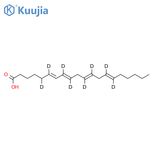 14,15-Dihydroxy-5,8,10,12-eicosatetraenoic Acid-D8 structure
