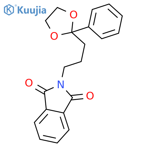 1H-Isoindole-1,3(2H)-dione, 2-[3-(2-phenyl-1,3-dioxolan-2-yl)propyl]- structure