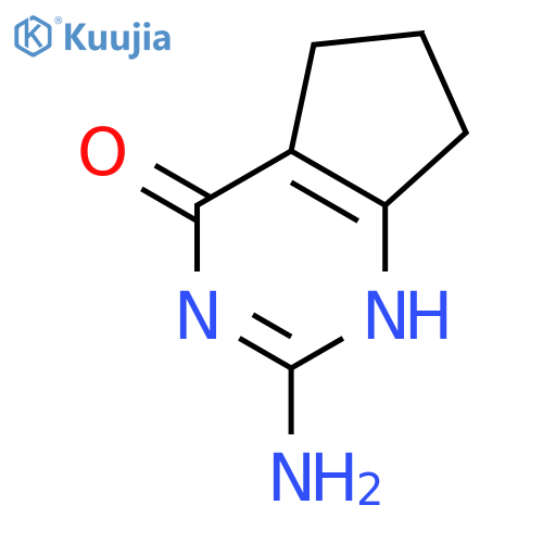 2-amino-3H,4H,5H,6H,7H-cyclopentadpyrimidin-4-one structure