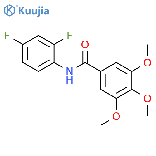 N-(2,4-Difluorophenyl)-3,4,5-trimethoxybenzamide structure