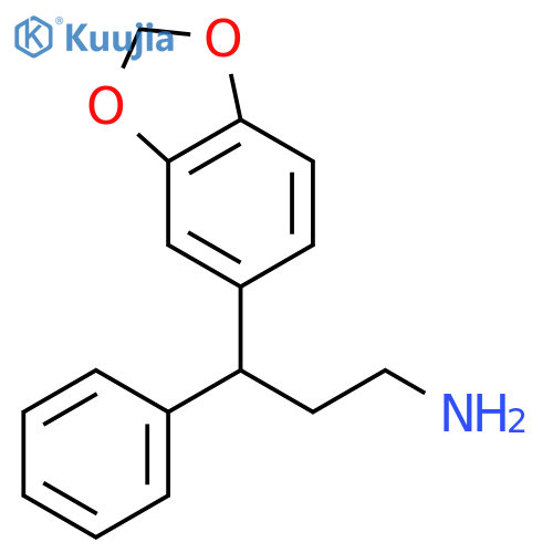 1,3-Benzodioxole-5-propanamine,g-phenyl- structure