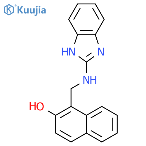1-(1h-Benzimidazol-2-Ylamino)Methyl-2-Naphthol structure
