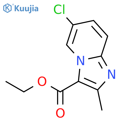 Ethyl 6-Chloro-2-methylimidazo1,2-apyridine-3-carboxylate structure