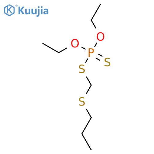 Phosphorodithioic acid,O,O-diethyl S-[(propylthio)methyl] ester structure