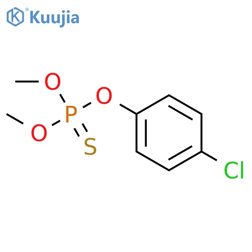Phosphorothioic acid,S-(4-chlorophenyl) O,O-dimethyl ester structure