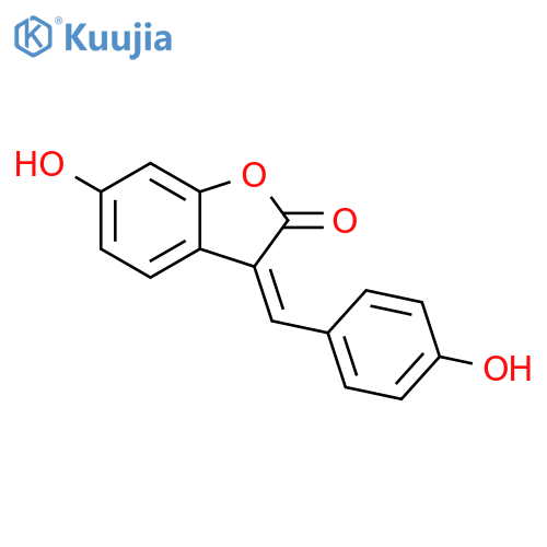 2(3H)-Benzofuranone, 6-hydroxy-3-[(4-hydroxyphenyl)methylene]-, (3E)- structure
