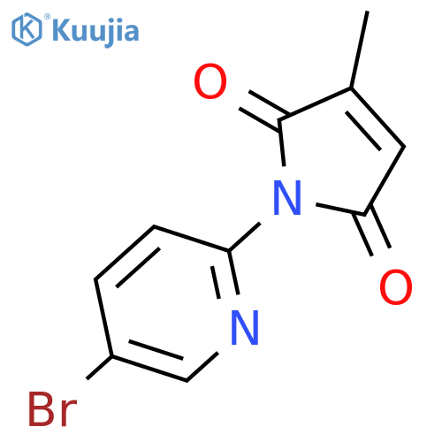 1H-Pyrrole-2,5-dione, 1-(5-bromo-2-pyridinyl)-3-methyl- structure