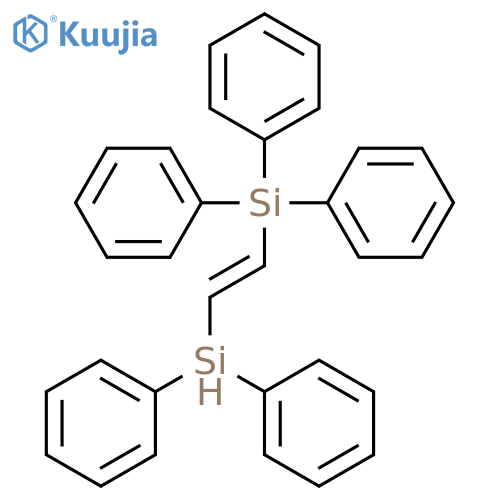 Silane, [(1E)-2-(diphenylsilyl)ethenyl]triphenyl- structure