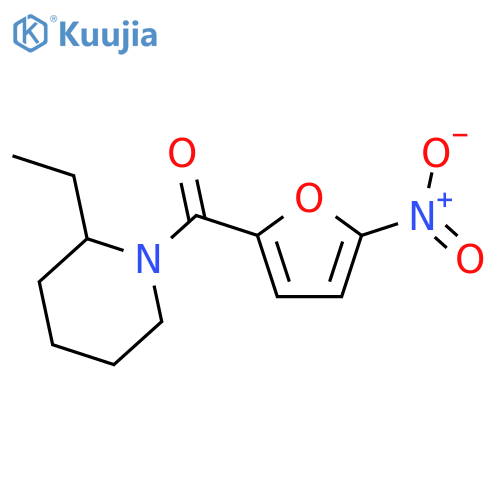 (2-ethylpiperidin-1-yl)(5-nitrofuran-2-yl)methanone structure