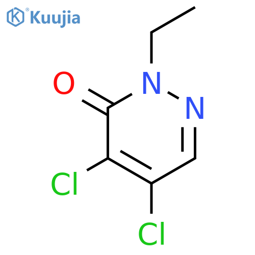 3(2H)-Pyridazinone, 4,5-dichloro-2-ethyl- structure