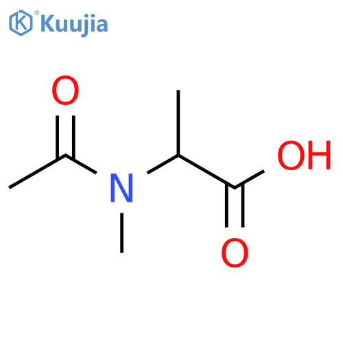 N-Acetyl-N-methyl-L-alanine structure