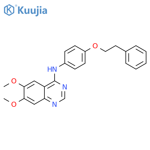 6,7-Dimethoxy-N-(4-phenethoxyphenyl)quinazolin-4-amine structure