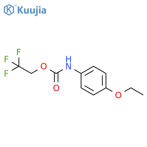 2,2,2-trifluoroethyl N-(4-ethoxyphenyl)carbamate structure