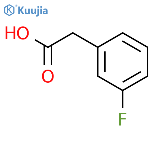 2-(3-Fluorophenyl)acetic acid structure