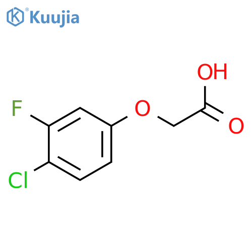 2-(4-Chloro-3-fluorophenoxy)acetic Acid structure