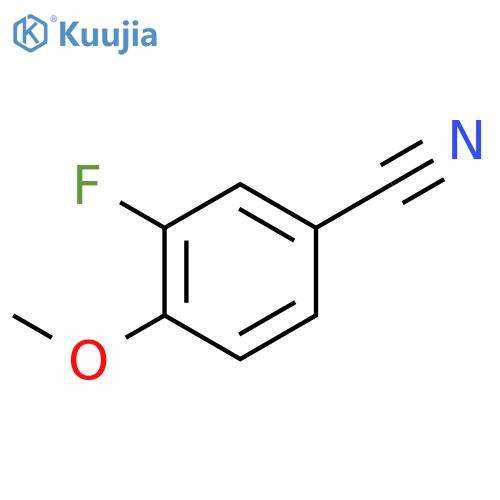 3-Fluoro-4-methoxybenzonitrile structure