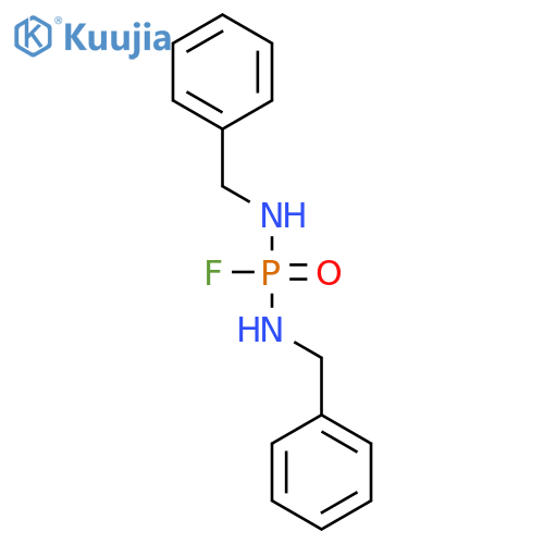 N,N'-dibenzylphosphorodiamidic fluoride structure
