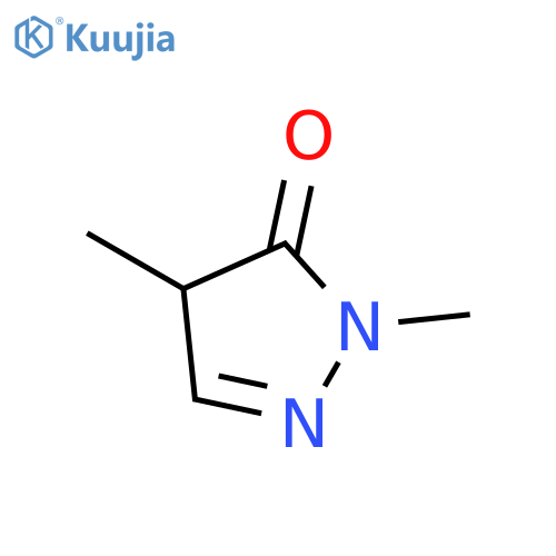 2,4-Dihydro-2,4-dimethyl-3H-pyrazol-3-one structure