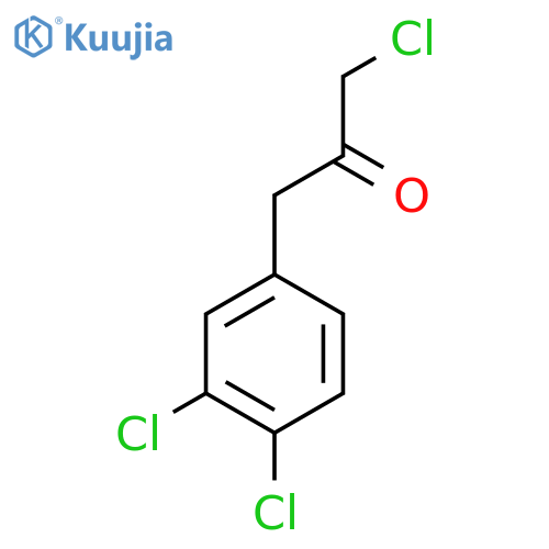 1-Chloro-3-(3,4-dichlorophenyl)propan-2-one structure