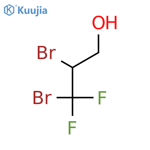 2,3-Dibromo-3,3-difluoropropan-1-OL structure