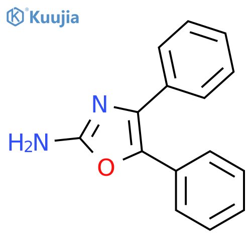 4,5-Diphenyl-oxazol-2-ylamine structure