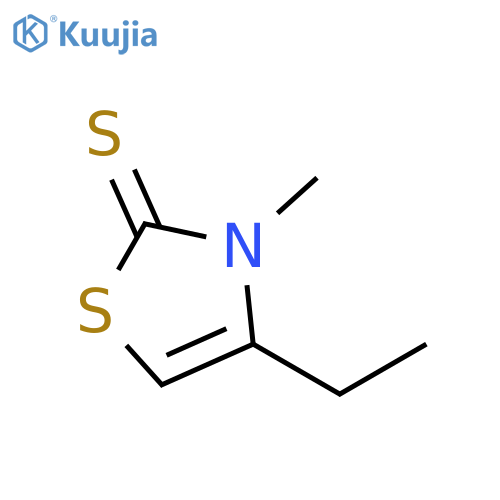 2(3H)-Thiazolethione, 4-ethyl-3-methyl- structure