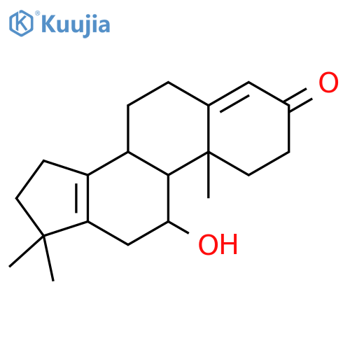 18-Norandrosta-4,13-dien-3-one,11-hydroxy-17,17-dimethyl-, (11a)- (9CI) structure