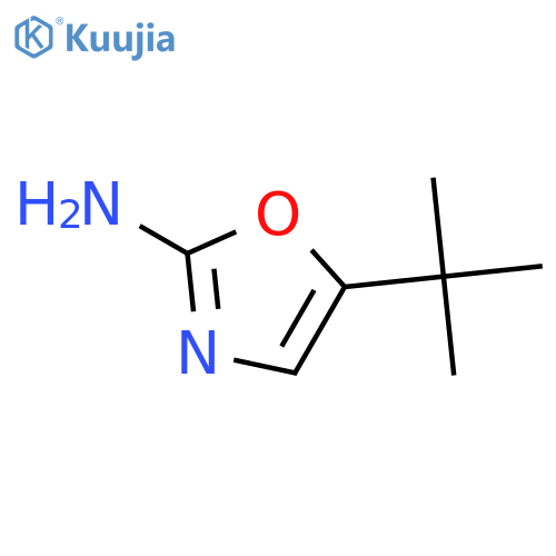 5-tert-butyl-1,3-oxazol-2-amine structure