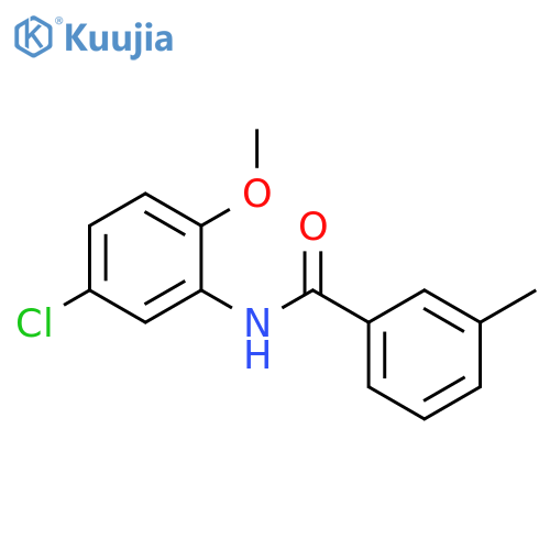 N-(5-chloro-2-methoxyphenyl)-3-methylbenzamide structure