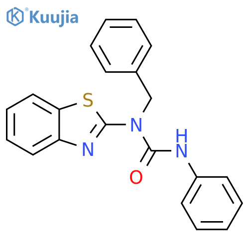 1-(1,3-benzothiazol-2-yl)-1-benzyl-3-phenylurea structure