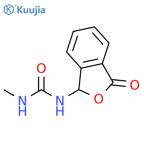 Urea, N-(1,3-dihydro-3-oxo-1-isobenzofuranyl)-N'-methyl- structure