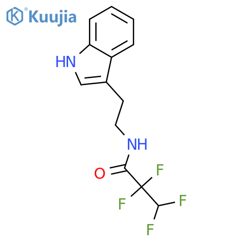 2,2,3,3-Tetrafluoro-N-[2-(1H-indol-3-yl)-ethyl]-propionamide structure